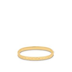 LOUIS VUITTON® - Nanogram Bracelet - Gold Louis Vuitton Bangle, Louis Vuitton Watches, Louis Vuitton Bracelet, Louis Vuitton Jewelry, Jewelry Nails, Classy Jewelry, Louis Vuitton Official, Swag Shoes, Bracelet Collection