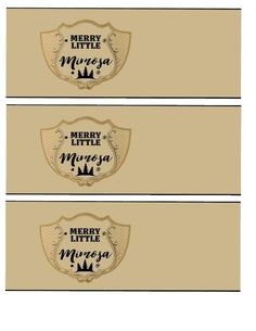 three labels for merry little minnesota