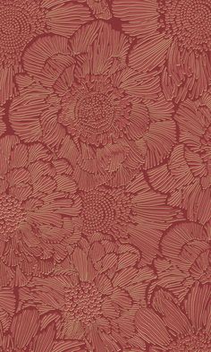 Red Stylish Sketched Floral Wallpaper R8001 – Walls Republic US Red Flower Wallpaper, Red Colour Palette, Drops Patterns, Iphone Wallpaper Pattern, Wallpaper Pattern, Wallpaper Size, Red Walls, Red Wallpaper, Burke Decor