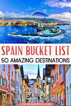 50 Amazing Destinations in Spain Best Places In Spain To Visit, Spain Living, Vacation In Spain, Places To Visit In Spain, Travel To Spain, Cities In Spain