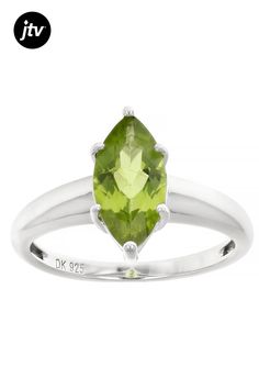 1.70ct Marquise Peridot Rhodium Over Sterling Silver Ring. Measures Approximately 0.98"L x 0.82"W. Not Sizeable. Green Peridot, Sterling Silver Ring, Sterling Silver Rings, Silver Ring, Silver Rings, Sterling Silver, Ring, Silver, Green