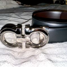 Men’s Ferragamo Belt (Brand New With Duster Belt Buckle Cover No Tags Or Box). Fits Waist 36-38. Ferragamo Belt Men, Salvatore Ferragamo Belt, Salvatore Ferragamo Men, Silver Belt Buckle, Ferragamo Men, Silver Belts, Reversible Belt, Ferragamo Belt, Black Leather Belt