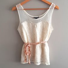 Sweet And Feminine, American Eagle Lace Tank With Sheer Sweetheart/Swoop Neck; Plush Pink Tie Strap On Waist; New With Tags Mesh And Lining: 100% Polyester Shell(Lace):54% Nylon 46% Viscose Size-Small Cheap Floral Print Camisole Tops, Cheap Floral Print Camisole For Summer, Cheap Summer Floral Print Camisole, Cheap Floral Print Camisole For The Beach, Cheap Lace Trim Crop Top For Spring, Cheap Flowy Cami Top, Chiffon Tops Lulus, Pink Tie, Pink Ties