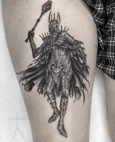 Lord Of The Rings Sleeve, Sauron Tattoo, Lotr Tattoo Ideas, Tattoo Design Reference, Wizard Art, Stick Tattoo