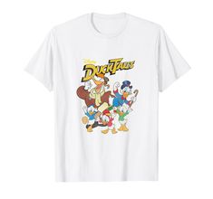 PRICES MAY VARY. Officially Licensed Disney DuckTales Apparel for Men - Women - Boys - Girls - Toddler; DuckTales T-Shirts; Scrooge McDuck T-Shirts; Donald Duck T-Shirts; Huey Duck T-Shirts; Louie Duck T-Shirts; Dewey Duck T-Shirts; Joe McQuack T-Shirts; Vintage T-Shirts; 22DNDT00003A-002 Lightweight, Classic fit, Double-needle sleeve and bottom hem Dewey Duck, Louie Duck, Disney Ducktales, Character Group, Scrooge Mcduck, Group Shots, Shirts Vintage, Vintage T Shirts, Girls Toddler