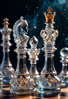 Queen Chess, Queen Chess Piece, Glass Chess, Chess Boards, Chess Sets, Abstract Art Wallpaper, Creative Lifestyle