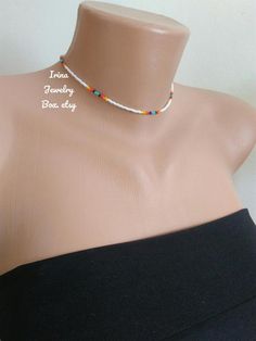 Choker Length: 12.5 inch/32cm + 4inch/10cm. chainletBracelet Length: 7 inch/17 cm. + 2 inch/ 5 cm. chainletIf you would like a different length, please leave a message and I’ll be happy to adjust it.Matching earrings is here https://www.etsy.com/listing/766172619/white-seed-bead-earringsturquoise-beads?ref=shop_home_active_17&frs=1100% handmade.• Real colors may slightly differ from one monitor to another, as it depends on specific monitor settings.• If you have any questions, please contact Minimalist Colorful Beaded Choker, Dainty Beaded Necklace With Tiny Beads For Festivals, Minimalist Round Beads Choker For Festival, Minimalist Festival Choker With Round Beads, Handmade Multicolor Dainty Choker, Dainty Multicolor Beaded Choker Necklace, Dainty Multicolor Round Beads Choker, Adjustable Multicolor Dainty Choker, Adjustable Dainty Multicolor Choker