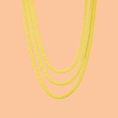 Metal- Recycled Bronze Plating- 14k Premium Gold Plating Length- 16+2.5 (Extender) Inch Elegant Yellow Multi-strand Necklace, Layers Design, Gold Plating, Comfort Fit, Gold Plate, Sleek, Plating, Gold, Design