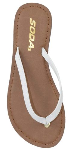 PRICES MAY VARY. Soda Shoes Women Flip Flops Plain Basic Sandals Strap Casual Perfect Beach Thongs Slides FELER White 9 Brand Name : Soda Shoes This style runs true to the size. Slip On style Very cute and super comfortable Brand New Cheap White Synthetic Sport Sandals, Cheap Beige Open Toe Flip Flops, Cheap White Synthetic Sandals, Cheap Breathable Flip Flops For Beach, Cheap Casual Beach Flip Flops, Cheap Synthetic Flip Flops For The Beach, Cheap Synthetic Flip Flops For Beach, Cheap Synthetic Beach Flip Flops, Cheap White Footbed Sandals For Spring