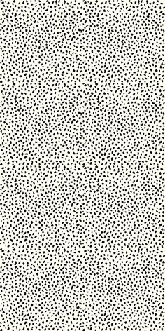 black and white dots on a white background