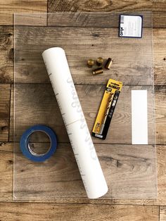 the tools needed to make this diy project include tape, glue, and other items