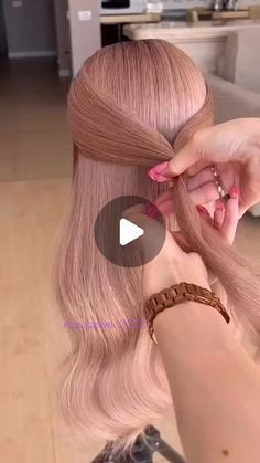 Stacked Hair, Braided Hairdo, Braided Prom Hair, Hairstyles Curly Hair, Plaits Hairstyles, Hair Upstyles, Hairstyles Volleyball, Ribbon Hairstyle, Summer Hairstyles For Medium Hair