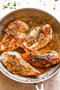 Garlic Butter Pan Fried Chicken Breasts Recipe Pan Cooked Chicken Breast, Sauteed Chicken Recipes, Spicy Chicken Breast Recipes, Leftover Chicken Breast Recipes, Stove Top Chicken Breast, Spicy Chicken Breast, Fried Chicken Breast Recipe, Pan Fried Chicken Breast, Chicken Recipes Instant Pot