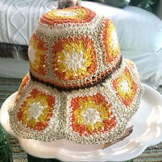 Cyndy Sells Seashells By The Seashore & More Decor...Perfect For The Beach, A Wedding, Shower Or Tea Party, Shopping, Meeting Friends For Lunch, Vacation, Cruise Or... Lve This! So, Fun! Nwt Steve Madden Bucket Yellow Orange Natural & Brown Crochet Packable Hat. Large 3 1:2” Brim Packable! Zoom In On The Crochet & Crown Of Hat Priced Accordingly With Poshmarks 20% Fee Previously Loved Items In All Markets Go To Tossociety For Neurological Pain Patients I Work With Brown Crochet Hat For Spring, Retro Crochet Hat For Spring Vacation, Retro Multicolor Sun Hat For Summer, Retro Yellow Bucket Hat For Spring, Retro Crochet Hat For Spring, Retro White Sun Hat For The Beach, Retro White Sun Hat For Beach, Retro Multicolor Summer Sun Hat, Retro Crochet Hat For Beach In Summer