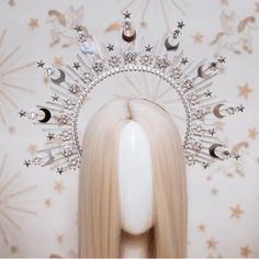 Reposhing This Item I Purchased From @Manopano. Love It, But Never Used It. Scaling Way Back And Selling Off Several Photography Accessories. Questions? Leave A Comment Below! Moon Headband, Heavenly Bodies, Halo Crown, Photography Accessories, Moon And Stars, Headdress, Love It, Halo, Hair Accessories