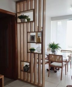 Living Room Partition Wall Design, Partition Wall Design, Room Partition Wall, Wall Partition Design, Wooden Partitions, Modern Room Divider, Living Room Divider, Studio Apartment Ideas, Living Room Partition