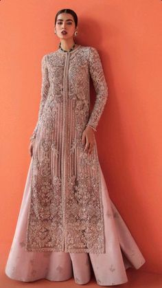 Mysie By Tahira, Clothes Capsule, Embellished Dresses, Embroidered Suits, Organza Jacket, Desi Fits, Heavy Dresses, Pakistani Couture