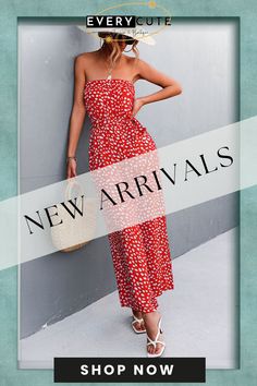 Reddish Orange Leopard Print Lace-up Strapless Jumpsuit Red Strapless Summer Jumpsuit, Red Strapless Jumpsuit For Summer, Red Strapless Jumpsuit For Summer Party, Red Fitted Strapless Jumpsuit For Summer, Chic Red Strapless Jumpsuits And Rompers, Orange Leopard Print, Reddish Orange, Strapless Jumpsuit, Leopard Print