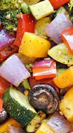 the vegetables are mixed together and ready to be eaten