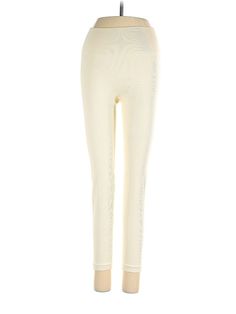 Unbranded Leggings Size: Small Bottoms - used. 90% NYLON, 10% SPANDEX | Leggings: Ivory Bottoms - Size Small Cream Stretch Yoga Bottoms, High Waist Stretch Cream Pants, Off White Stretch Bottoms For Spring, Stretch Cream Pants, High Waist Beige Leggings For Spring, Cream High Waist Stretch Pants, Cream Color High Waist Stretch Pants, Cream Stretch Long Pants, Cream Stretch Pants For Spring