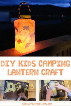 this diy kids camping lantern craft is perfect for halloween