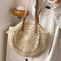 French Basket, City Outfit, French Baskets, Farmers Market Bag, Straw Beach Bag, Orange Butterfly, Rattan Bag, Bag Summer, Summer Bag