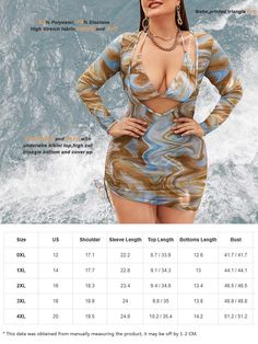 【Features】1. Women Plus Size Tummy Control V-Neck Plus Size One Piece Swim2.Material: 82% Polyester, 18% Elastane3. High-quality material: Super elastic and soft material, silky feel, skin-friendly and comfortable. Fully lined, no see-through4. Fashion design: Deep V-neck, open back, self-tie fastening, high cut, jumpsuit5. Included: 1 x Swimsuit6. Outfit Matching: This one-piece swimsuit is easy to match with your stylish swimsuit cover-up or other breathable cardigans7. Occasion: Suitable for beach, pool, water party, honeymoon, cruise, surfing, spa and tropical vacation Women Plus Size Bikini Set Mesh Drawstring Halter 3 Pieces Swimsuit Bathing Suits Women Plus Size Bikini Set Mesh Drawstring Halter 3 Pieces Swimsuit Bathing Suits.Sexy swimsuits make you look more elegant. The flowy hem Bathing Suits Women, Honeymoon Cruise, Outfit Matching, Plus Size One Piece, Water Party, Womens Bathing Suits, Women Plus Size, Swimsuit Cover, High Cut