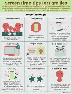 the screen time tips for families