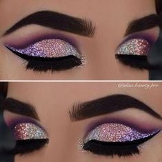 Purple Stuff, Unicorn Makeup, Purple And Silver