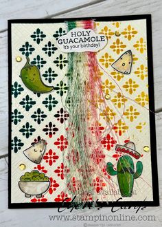 Magnetic Fun Fold W/ SALE Last Chance + Taco Fiesta Stampin Up! Taco Cards Diy, Lawn Fawn Taco Cards, Stampin Up Cactus Cuties, Video Project, Free Online Classes, Oh Holy Night, Puff Paint