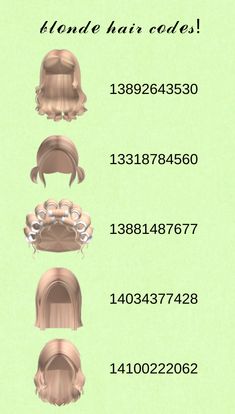 Roblox Hair Codes Short, Codes For Berry Ave Hair Blonde, Curly Blonde Hair Codes For Berry Ave, Berry Avenue Codes For Blonde Hair, Blonde Codes For Berry Ave, Blocksburg Hair Codes, Blond Hair Roblox Codes, Berry Avenue Blond Hair Codes