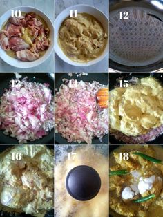 the steps to make this dish are shown