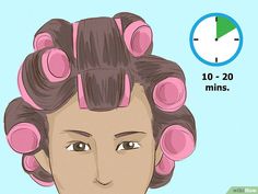 How to Use Velcro Rollers: 12 Steps (with Pictures) - wikiHow How To Use Rollers For Short Hair, How To Style Hair With Curlers, How To Put Rollers In Short Hair, How To Put Hair Curlers In, Curlers For Medium Hair, Diy Rollers Hair, How To Curl With Rollers, How To Set Rollers In Hair, Best Rollers For Hair