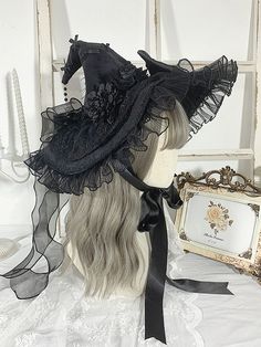 The price is for a hat only, others are not included. Inner Witch, Halloween Witch Hat, Witch Costume, Cross Chain, Black Halloween, To Cast, Chain Design, Reasons To Smile, Fete Halloween