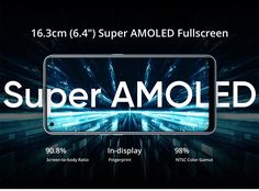 an advertisement for the super amoled smartphone