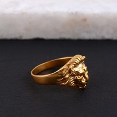 Lion Gold Ring, Lion Head Ring, Zodiac Ring, Solid Yellow Brass Ring, Loin Ring For Man And Women, Majestic Roaring Alpha Male Lion Ring,  Dimension :- JEWELRY CATEGORY:- Hammered RING PLATING:- 14 k Gold Fill METAL: - STERLING SILVER And Brass RING SIZE:- ALL SIZES AVAILABLE PURTY:- 925 Shipping:- All the parcels will be shipped with in 1-2 days of purchase... Payment:- We accept payment through PAYPAL only.... I make every effort to picture each item as realistic as I can but colors can be slightly different due to screen calibrations.   Please feel free to ask any questions ;-) lion Ringlion Gold Ringmale lion RingRing For Womenmans lion Ringlion JewelrySolid Brass Ringlion head RingAnimal JewelryZodiac RingHandmade RingBrass JewelryGold Animal RIng Symbolic Zodiac Sign Promise Ring, Symbolic Gold Rings With Zodiac Sign, Gold Zodiac Sign Rings As Gift, Symbolic Gold Zodiac Rings, Gold Zodiac Sign Rings For Gift, Gold Zodiac Sign Ring, Lion Ring Gold Men, Gold Lion Ring, Lion Jewellery