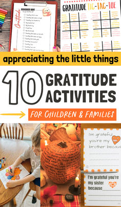 the top ten activities for children and families to do at home with pumpkins, books, and more