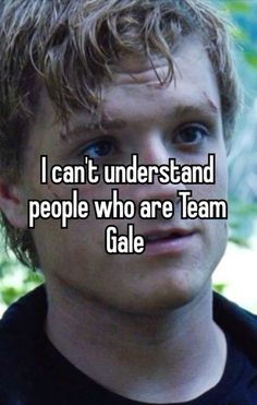 a man with blue eyes and the words i can't understand people who are team dale