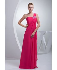 Shop best price fuschia one strap long chiffon formal dress split front online. Free Shipping and Custom-made. Pro since 2009. Pink Formal One Shoulder Dress For Prom, Pink One Shoulder Dress For Evening And Prom Season, Pink One Shoulder Dress For Prom Season, Pink Formal Evening Dress With Asymmetrical Neckline, Elegant Pink One Shoulder Prom Dress, Elegant Pink One Shoulder Dress For Prom Season, Pink Chiffon Evening Dress For Cocktail, Pink Chiffon Cocktail Evening Dress, Elegant Pink One Shoulder Floor-length Dress