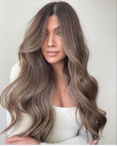 Ash Brown Hair Balayage, Rambut Brunette, Beige Hair, Bronde Hair