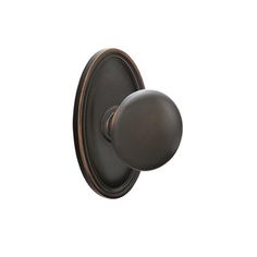 an image of a door knob with a round handle on the front and side of it