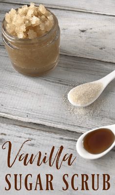 This vanilla sugar scrub is a must make when it comes to DIY sugar scrubs! It's the easiest sugar scrub to make! There are two ways you can make this scrub; vanilla extract or vanilla essential oil (vanilla oleoresin)! #vanilla #sugarscrub #natural #homemade #DIY #holidays #skincare #naturalskincare Diy Sugar Scrubs, Vanilla Sugar Scrub, Wax Recipe, Easy Sugar Scrub, Natural Sugar Scrubs, Body Scrub Recipe, Sugar Scrub Recipe, Face Scrub Homemade, Sugar Scrub Diy