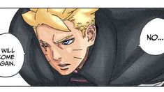 a comic strip with an image of a man in a black suit and blonde hair