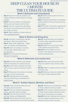 the ultimate guide to cleaning your house in one day info sheet on how to do it