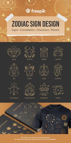 Zodiac Sign Design Zodiac Signs Graphic Design, 12 Zodiac Signs Art, Astrology Art Illustration, Zodiac Line Art, Zodiac Signs Design, Zodiac Signs Art, Zodiac Signs Images, Zodiac Colors