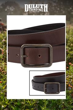 Never get caught with your pants down! Versatile Lifetime Leather Belt reverses from black to brown with the flip of the buckle. 40% heavier than standard belts. Reversible Belt, Leather Belt, Belts, Buckle, Pants, Leather, Black, Trousers