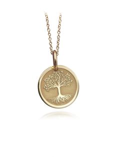 "Dainty 14k Solid Gold Tree of life Necklace, Gold Tree Necklace, Custom Tree of life necklace, Personalized Gold Tree Of Life Necklace 14k Solid Gold Choose What Size You Want the Pendant Using The Second Option Box Photos Are For The 0.5 inch Diameter Pendant Pendant thickness : 0.5mm Inner diameter of jump ring : 4mm ♥ Material of pendant and chain: Solid Gold k14 ♥ Packaging: All of our jewelry are beautifully boxed and ready for gifting For more personalized designs take a look here: ♥ www. Tree Of Life Necklace Gold, Sterling Silver Yellow Gold Tree Of Life Necklace, Yellow Gold Sterling Silver Tree Of Life Necklace, Big Christmas Gifts, Calendar Necklace, Mens Necklace Fashion, Gold Tree Of Life, Compass Jewelry, Pendant Necklace Simple