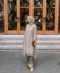 Songket Dress Modern, Kebaya Songket, Brokat Modern, Dress Brokat Modern, Kondangan Outfit, Baju Kahwin