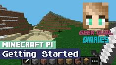 an image of minecraft with the words getting started in front of it and a photo of