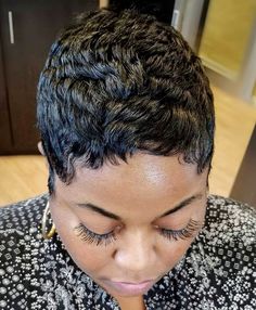 Relaxed Short Hair, Hair Styles African American, Hair Styles African, Short Relaxed Hair, Short Sassy Hairstyles, Short Natural Styles, Sassy Hairstyles, Short Dreadlocks Styles, Sleek Short Hair